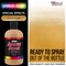 U.S. Art Supply Pearlized Gold Pearl Acrylic Special Effects Airbrush Paint - 8oz Ready to Spray Air Brush Paint for Nails, Models, Fabric - Water-Based Air Brush Painting